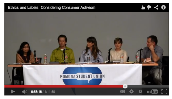 A Panel Discussion of Consumer Ethics & Labels Featuring the Nomad
